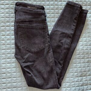 Pilcro and the Letterpress Anthropologie Womens High Rise Denim Legging Jeans 24